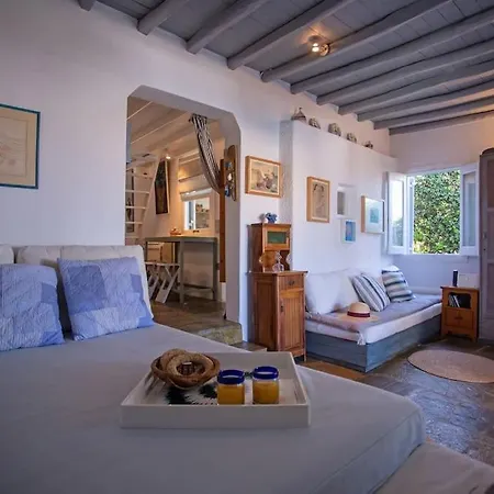 Cosy Boheme Retreat With Sea Views Mykonos Town