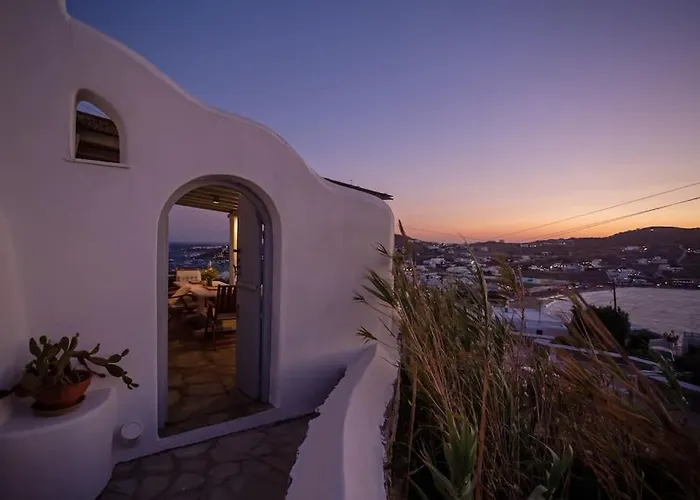 Ferienhaus Cosy Boheme Retreat With Sea Views Mykonos Town